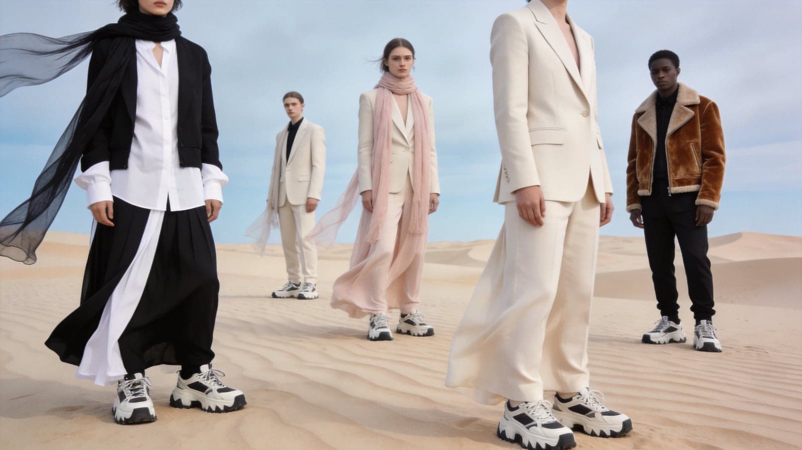 Armani и Kith устроили показ в марокканской пустыне
